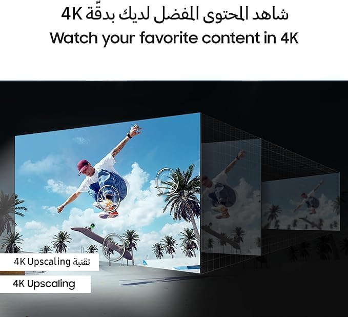SAMSUNG 50 Inch TV Crystal UHD 4K, DU7000, PurColor, 4K Upscaling, Samsung Tizen OS, Q - Symphony, Black, UA50DU7000 - 2024 Model - Next Innovate